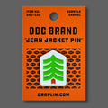 DDC-223 Great Outdoors Tree Enamel Jean Jacket Pin
