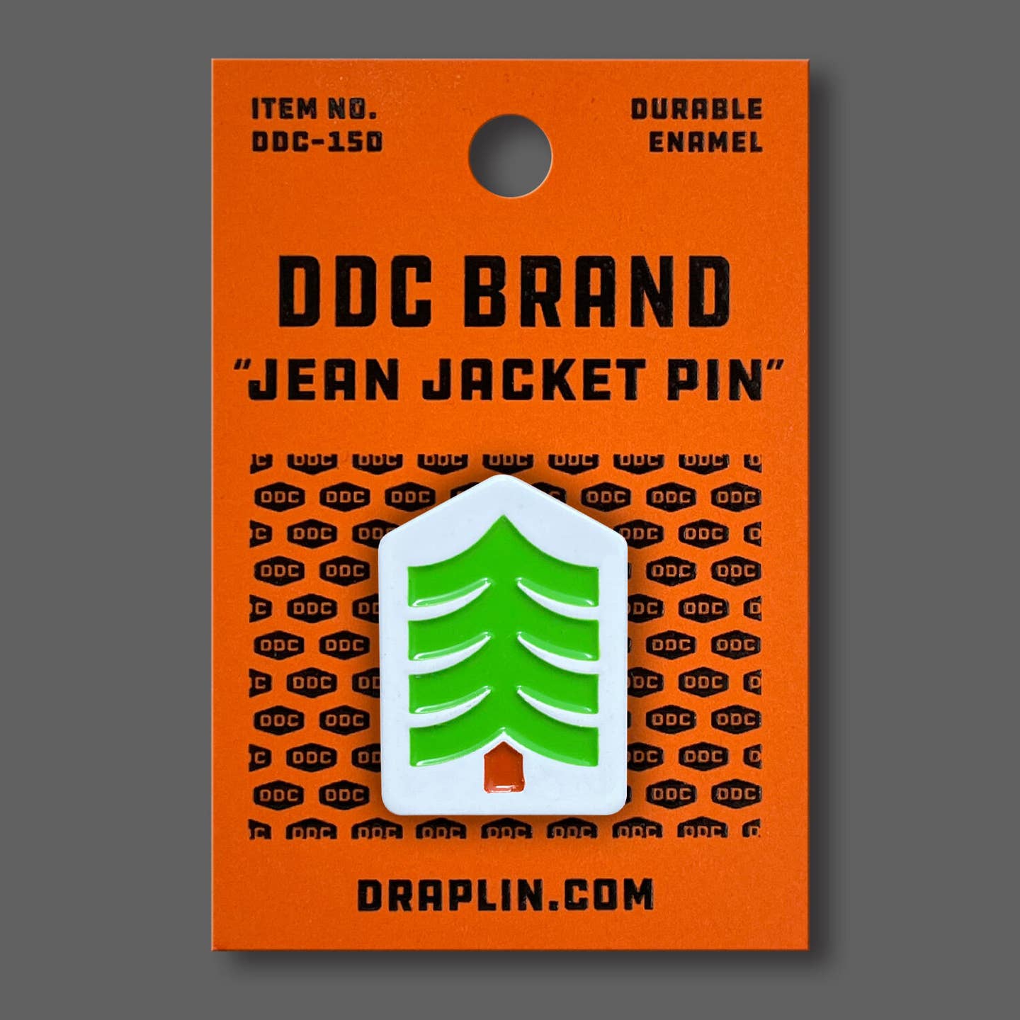 DDC-223 Great Outdoors Tree Enamel Jean Jacket Pin