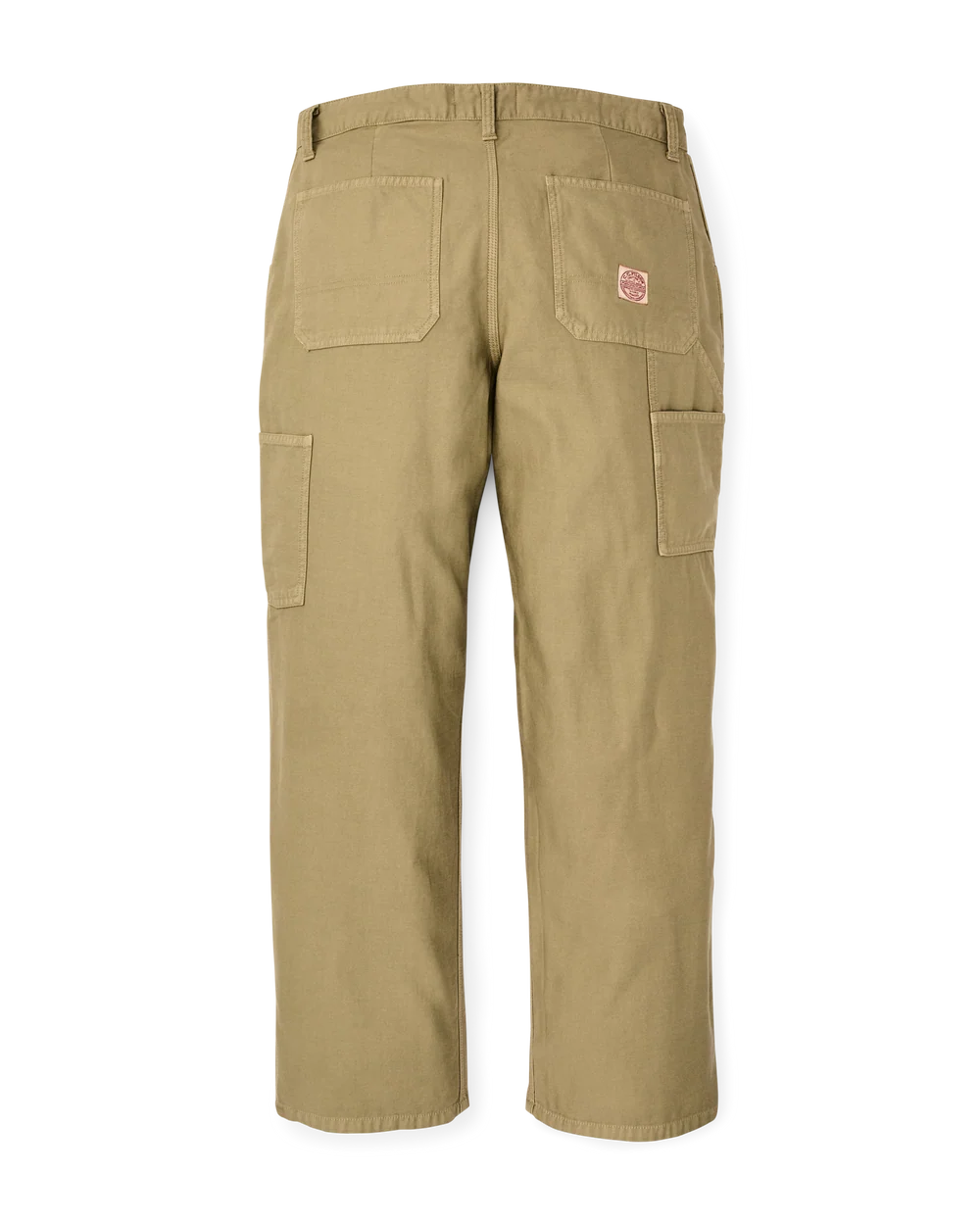 Reverse Sateen Double Front Pants in Antique Khaki