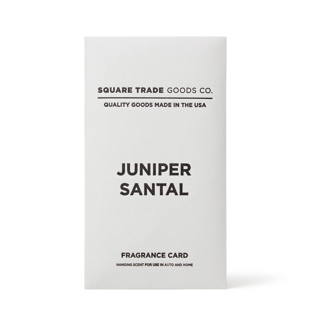 Juniper Santal Fragrance Card