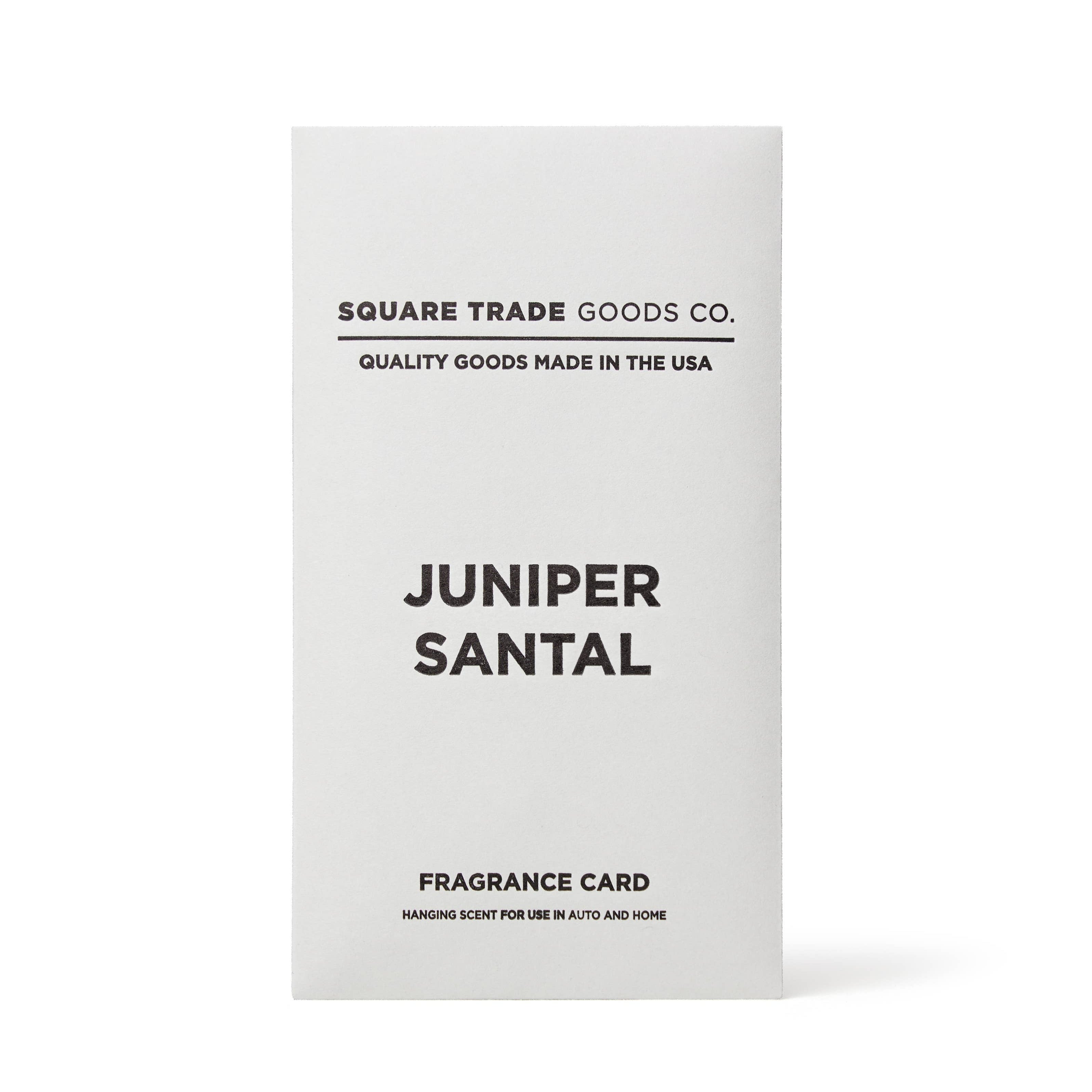 Juniper Santal Fragrance Card
