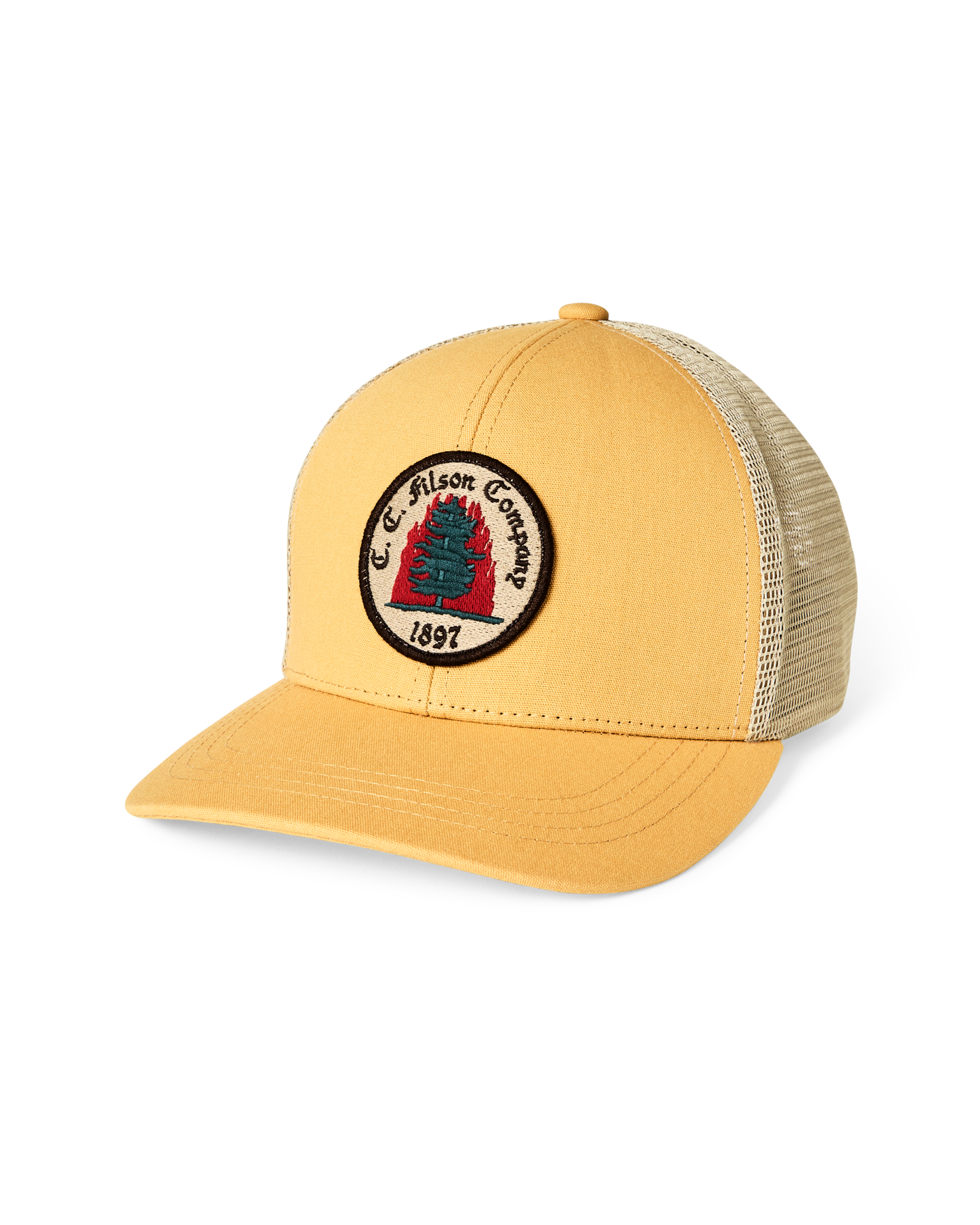 Wildfire Logger Mesh Cap in Vintage Gold