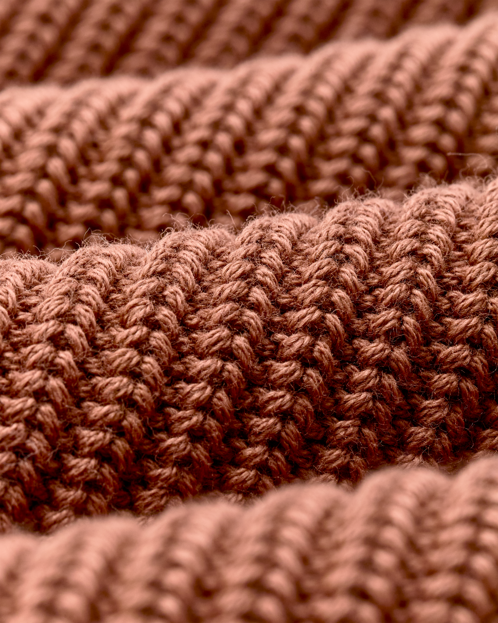 Vintage Cotton Crewneck Sweater in Rust