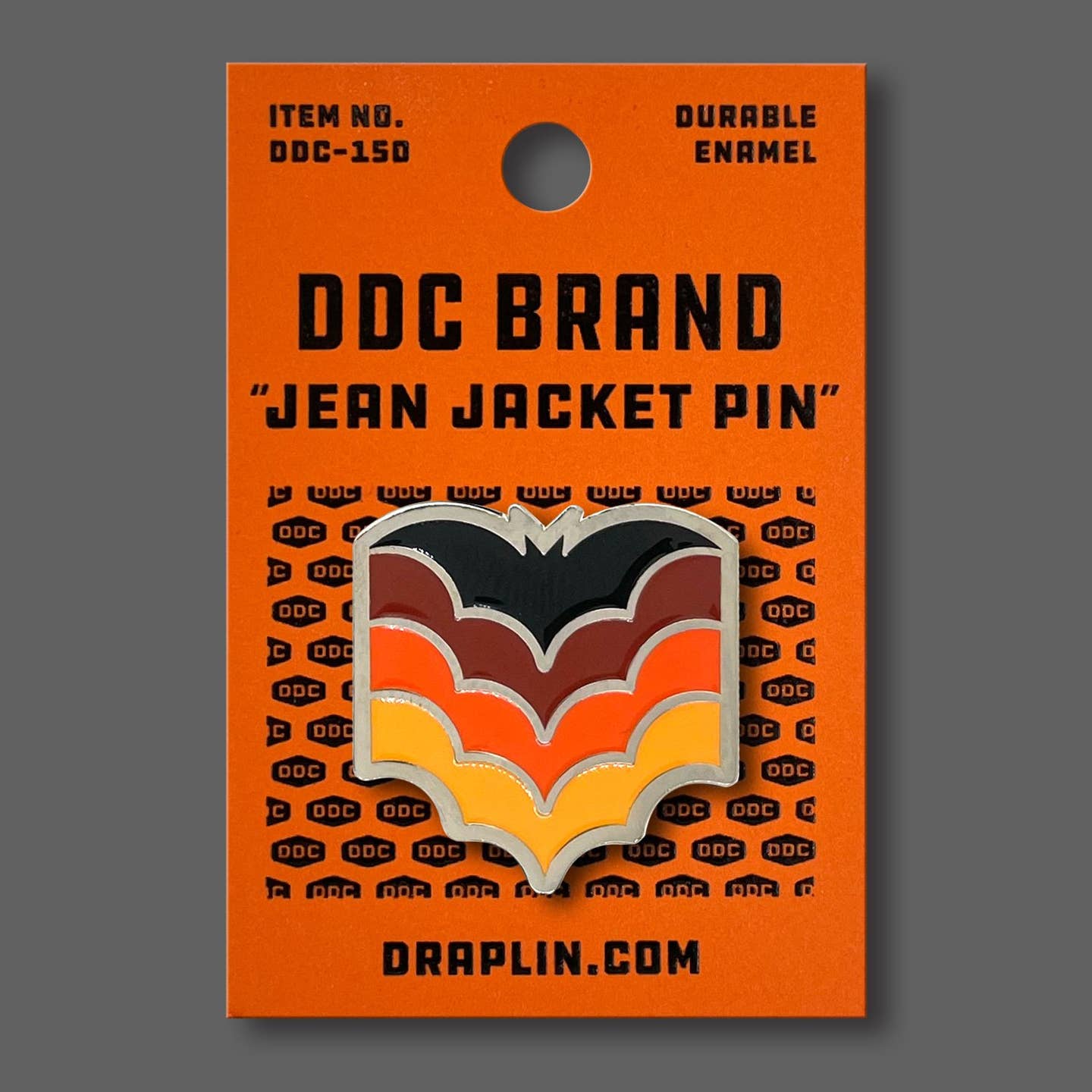 DDC-216 Bats Rising Jean Jacket Pin