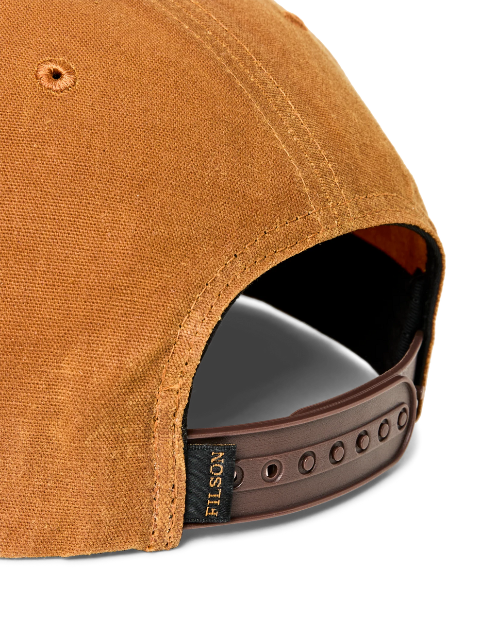 Waxed Trucker Cap in Gold Brown