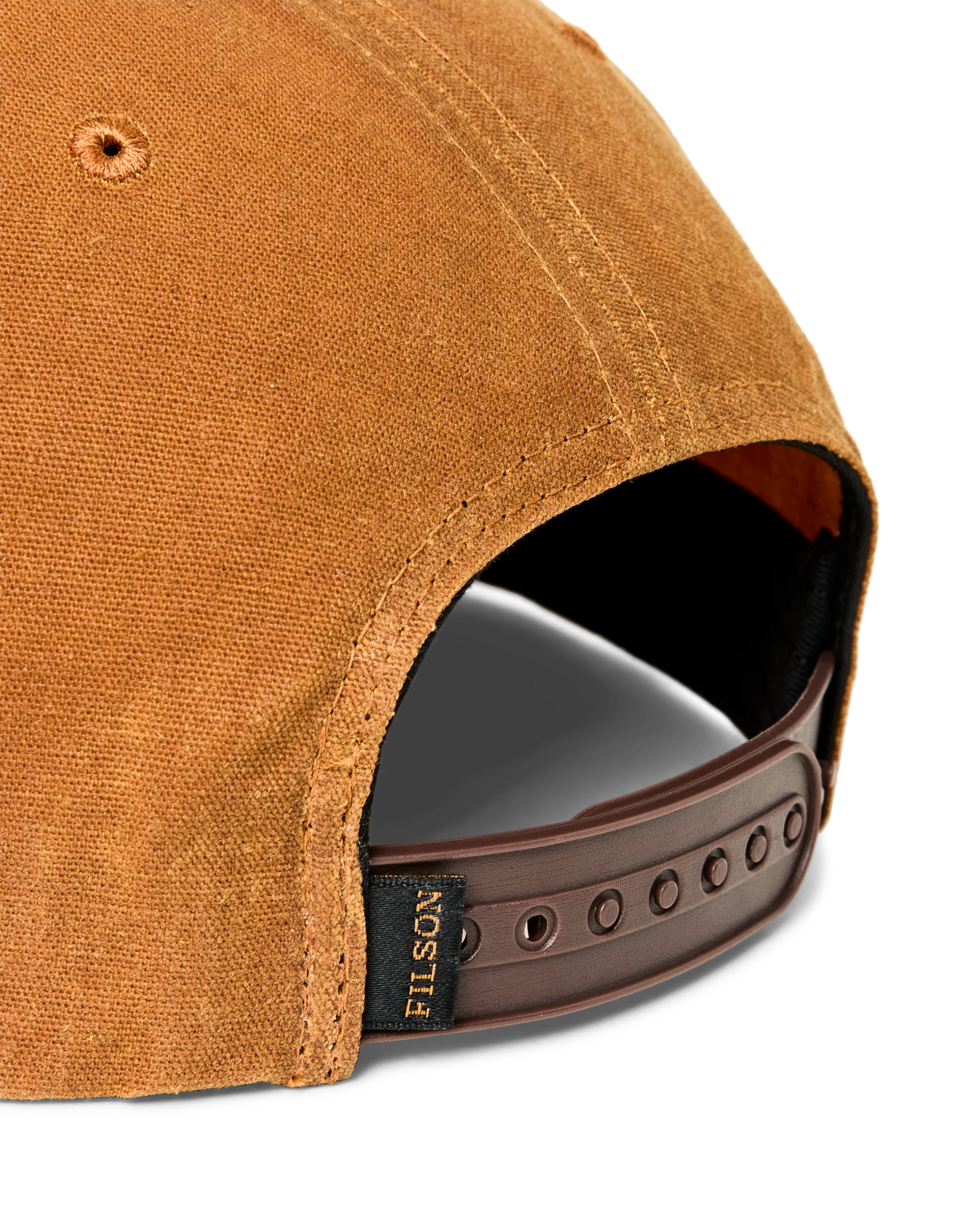 Waxed Trucker Cap in Gold Brown