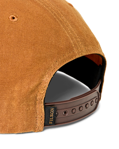 Waxed Trucker Cap in Gold Brown