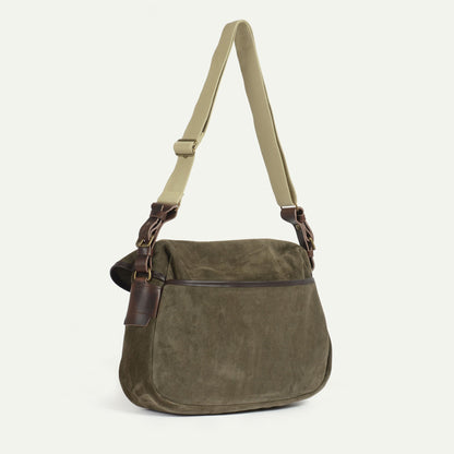 Fisherman's Musette "M" in Musk Suede