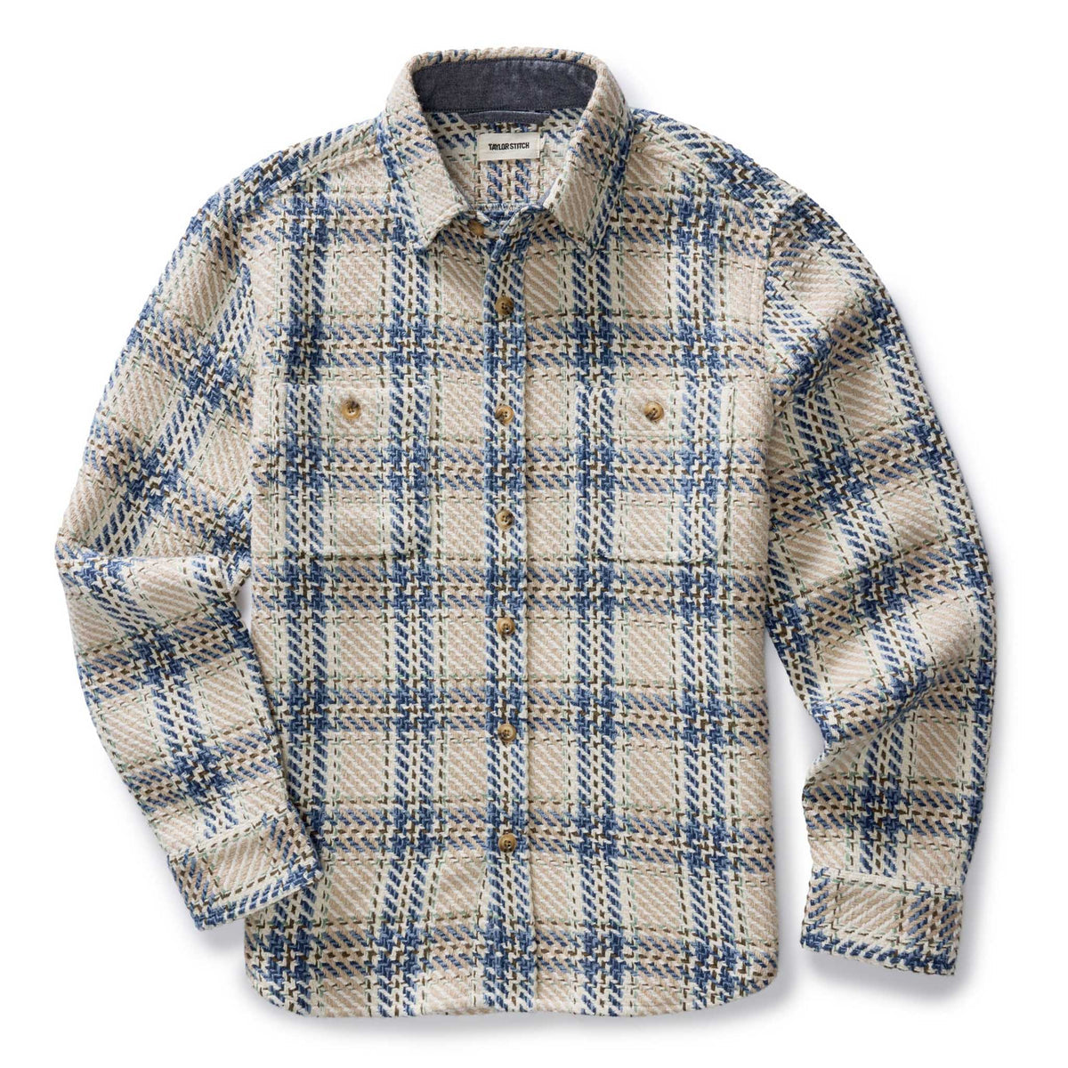 The Cutter Overshirt in Sandbar Plaid