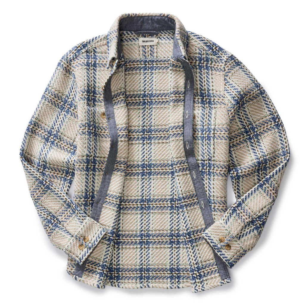 The Cutter Overshirt in Sandbar Plaid