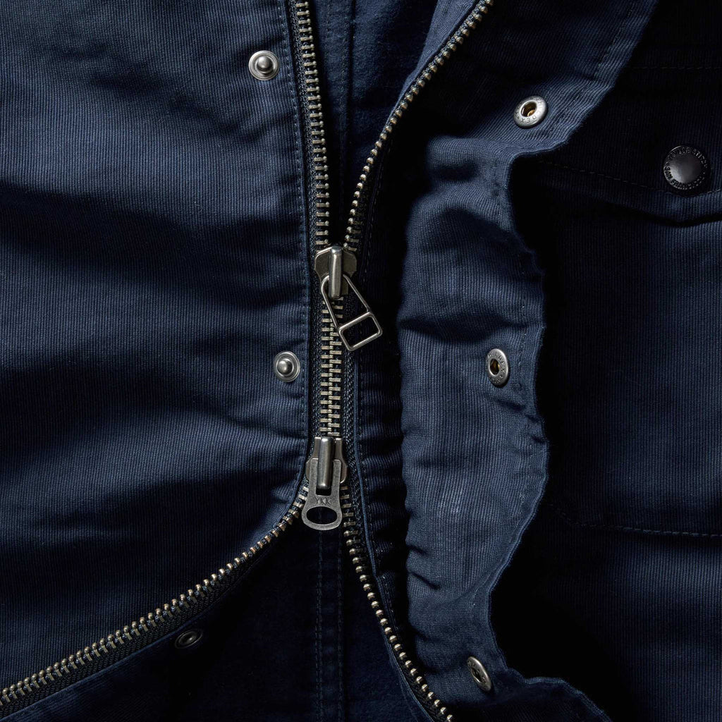 The Deck Jacket in Dark Navy Bedford Cord