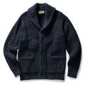 The Mariner Shawl Cardigan in Ink Slub