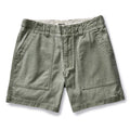 The Surplus Short in Field Olive Reverse Sateen