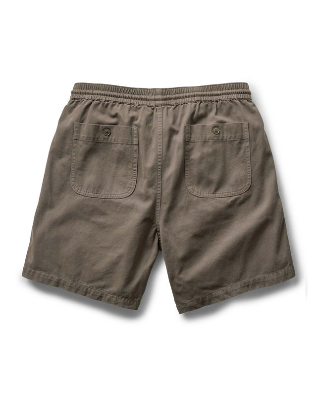 The Apres Short in Organic Espresso Foundation Twill