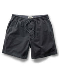 The Apres Short in Organic Faded Black Foundation Twill