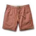 The Breakwater Short in Washed Brick Chambray