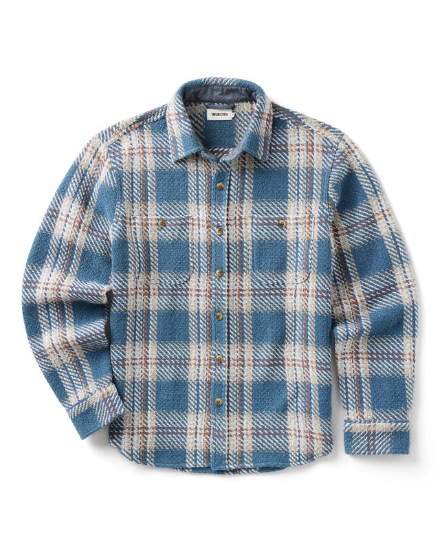 The Cutter Over shirt in Ocean Plaid