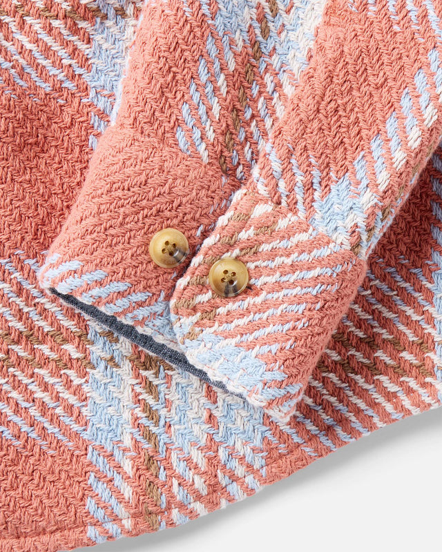 The Cutter Over shirt in Salmon Plaid