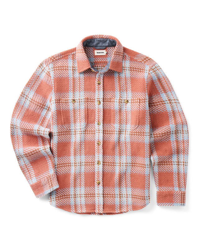 The Cutter Over shirt in Salmon Plaid