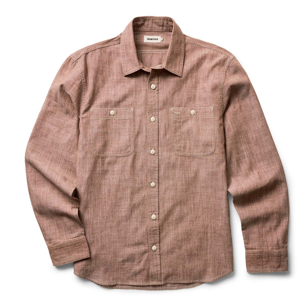 The Foundry Shirt in Brick Chambray