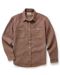 The Utility Shirt in Brick Sashiko