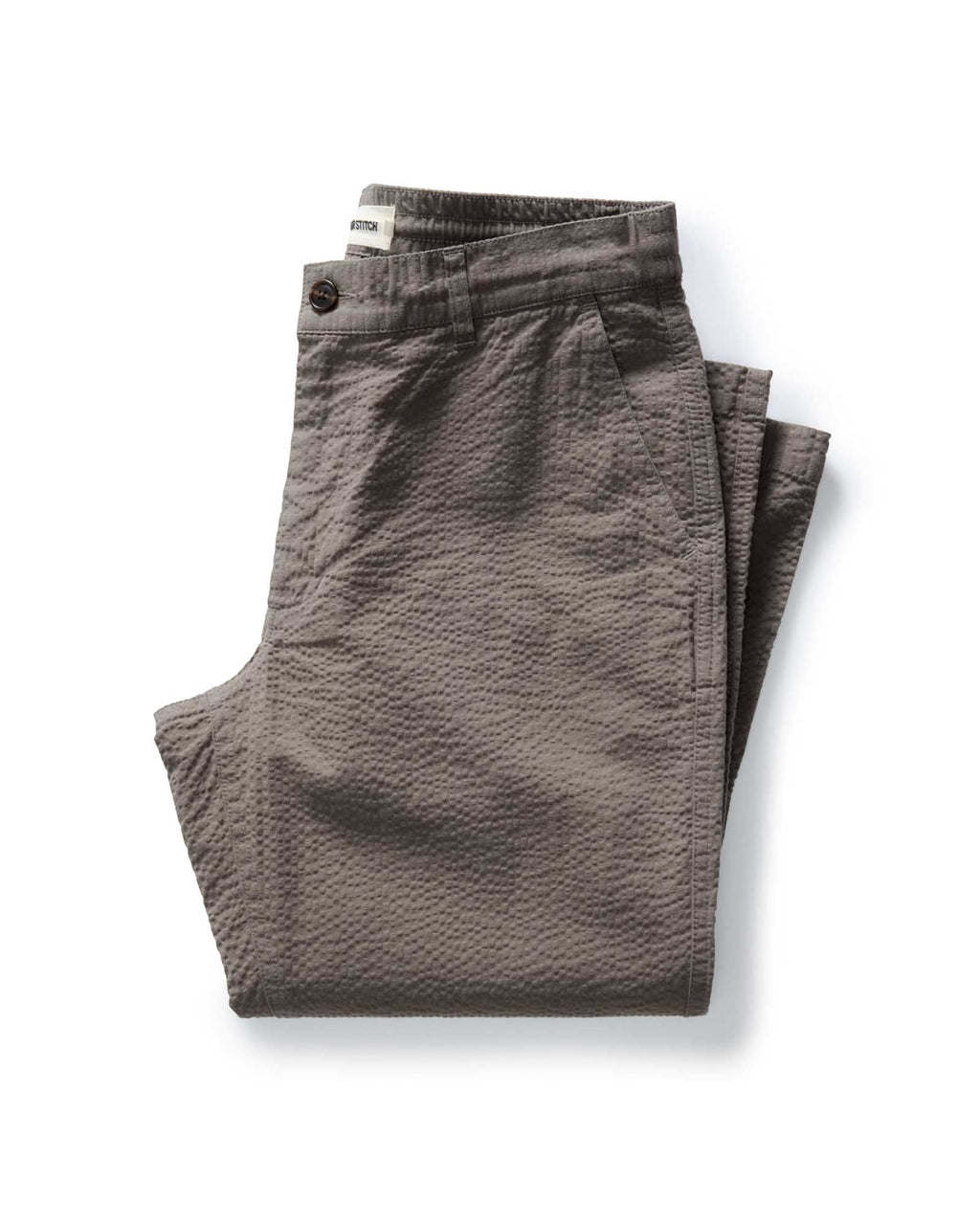 The Easy Pant in Canteen Seersucker