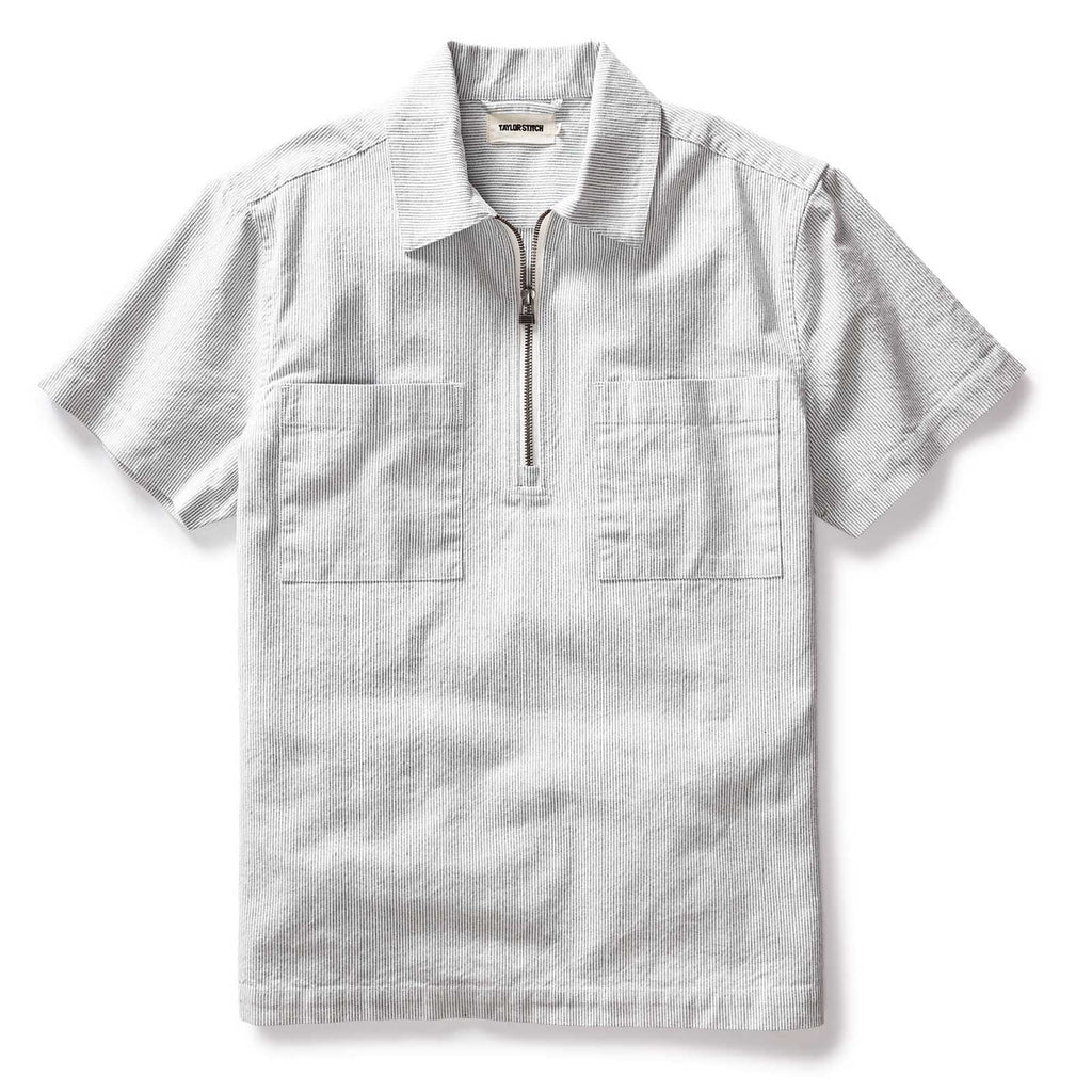 The Exhaust Shirt in Natural Stripe