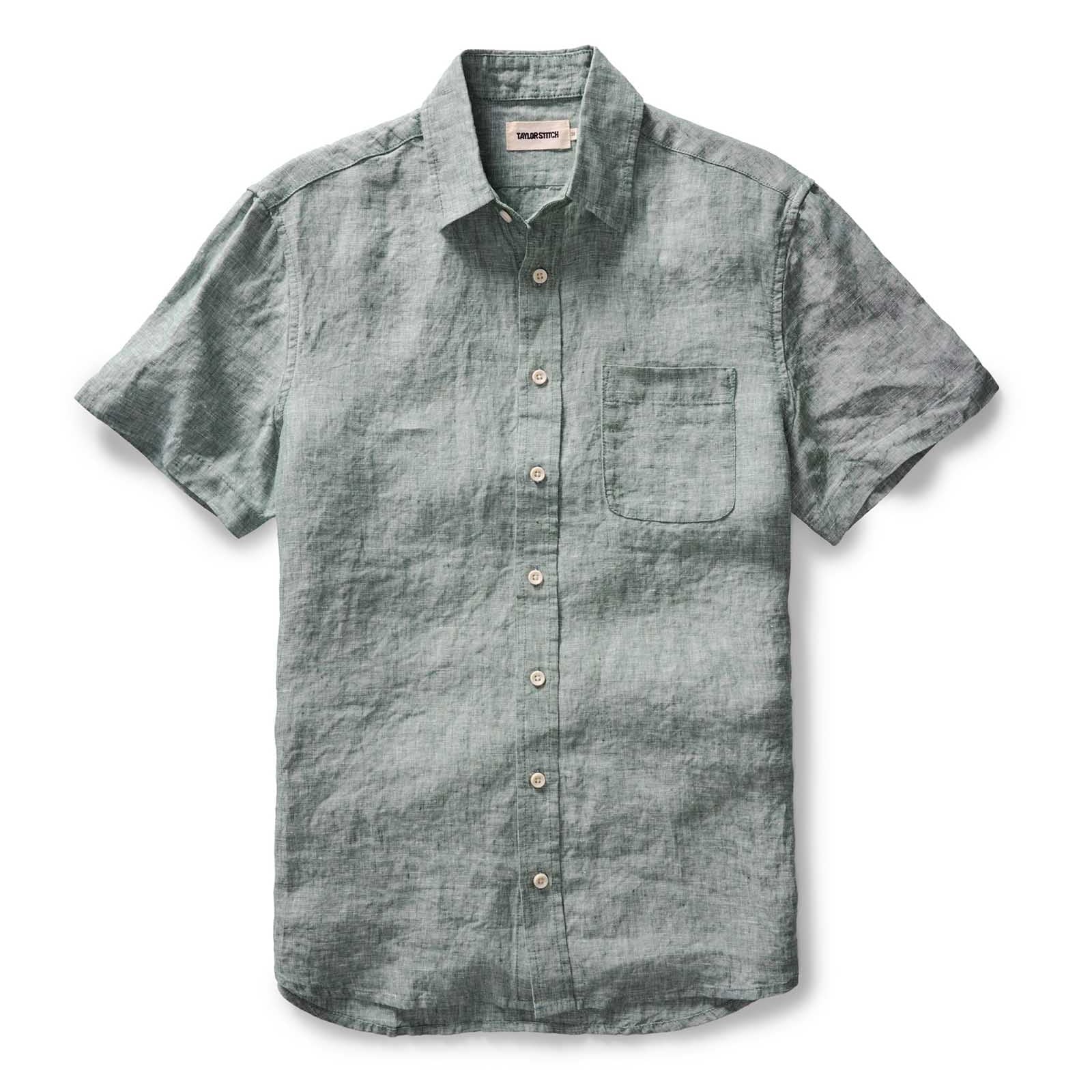 The Short Sleeve California in Cilantro Hemp