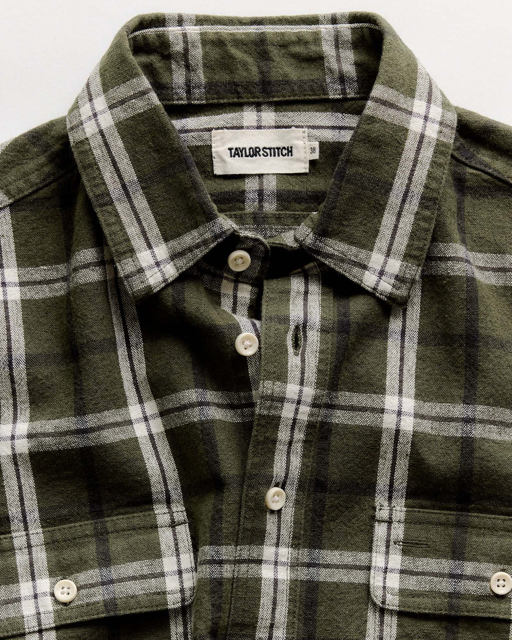 The Craftsman Shirt in Canteen Plaid Linen