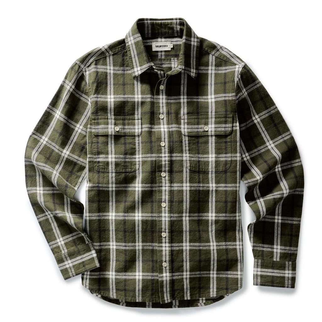 The Craftsman Shirt in Canteen Plaid Linen