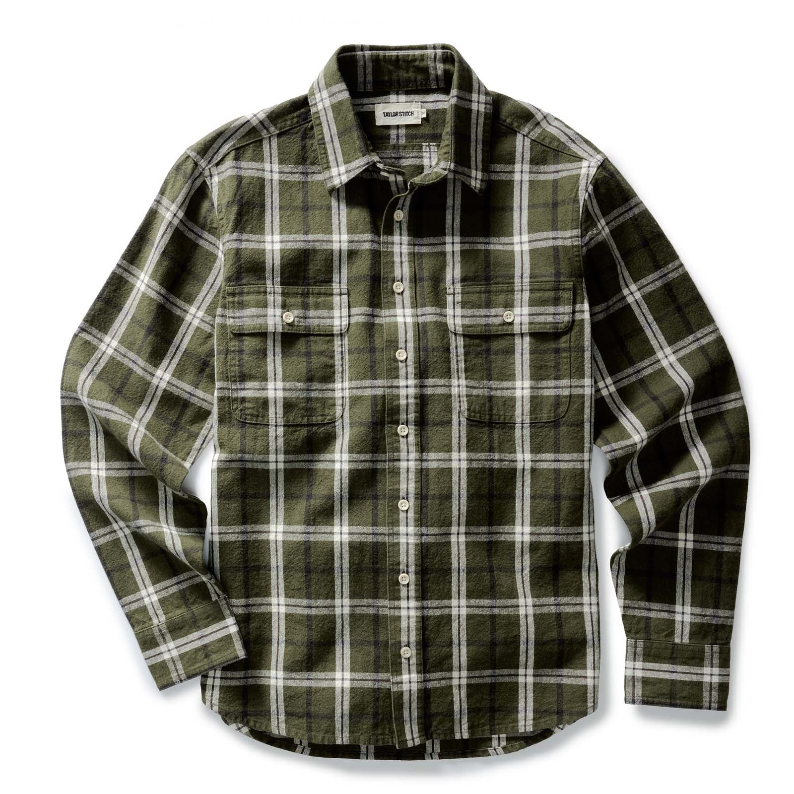 The Craftsman Shirt in Canteen Plaid Linen