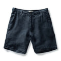 The Easy Short in Navy Linen