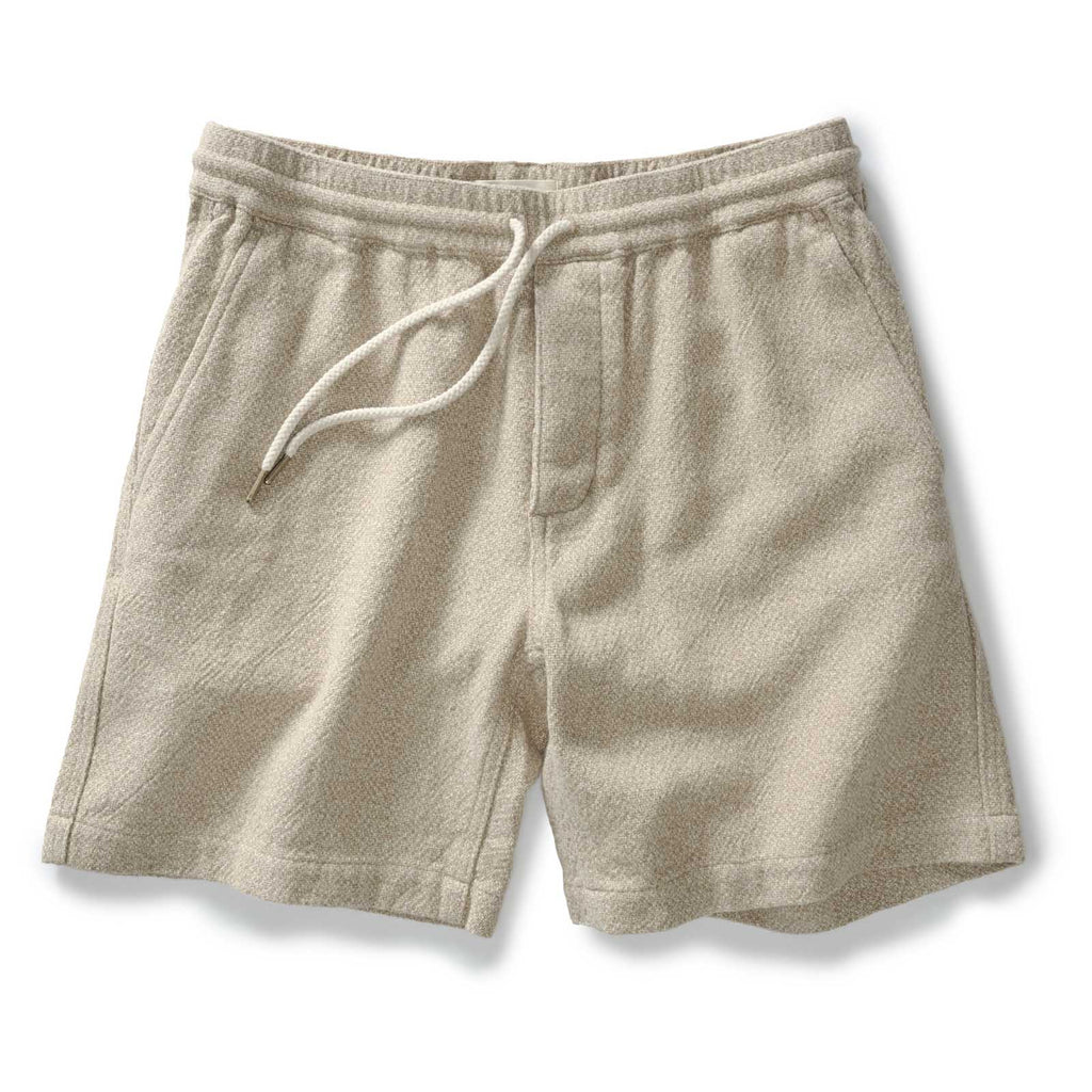 The Apres Short in Oat Linen Tweed