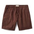 The Apres Short in Burgundy Hemp