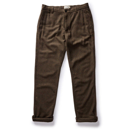 The Carmel Pant in Timber Guncheck Italian Wool