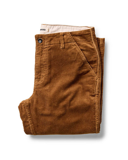 The Carnegie Pant in Bourbon Corduroy