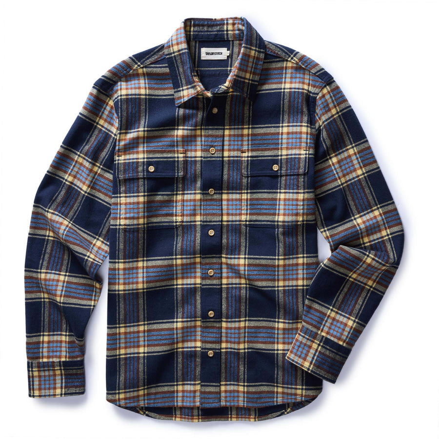 The Ledge Shirt in River Plaid