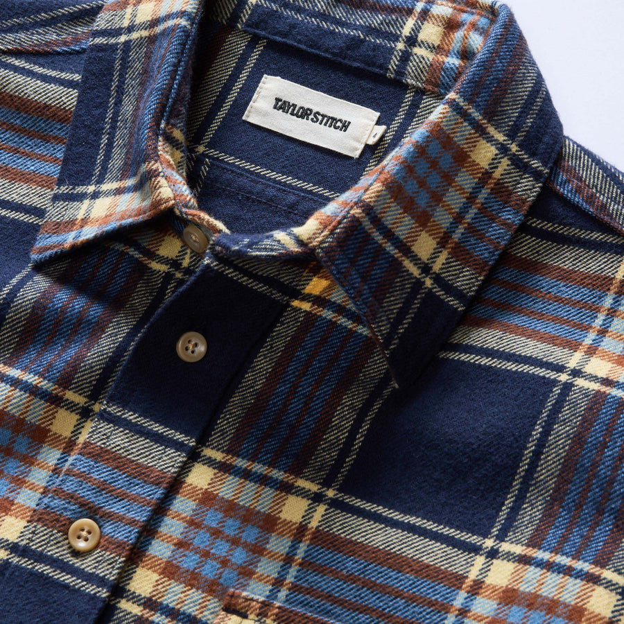 The Ledge Shirt in River Plaid