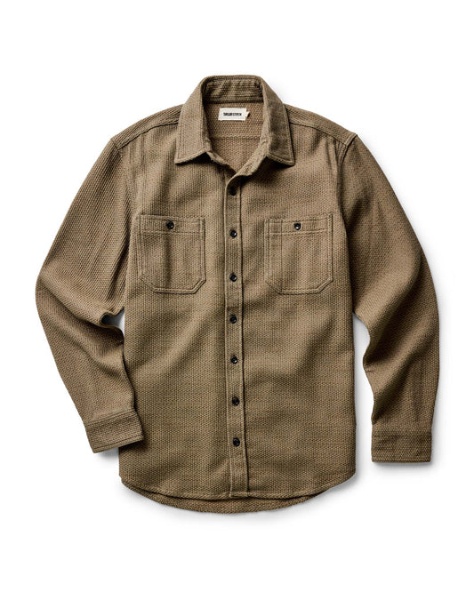 The Utility Shirt in Cypress Sashiko