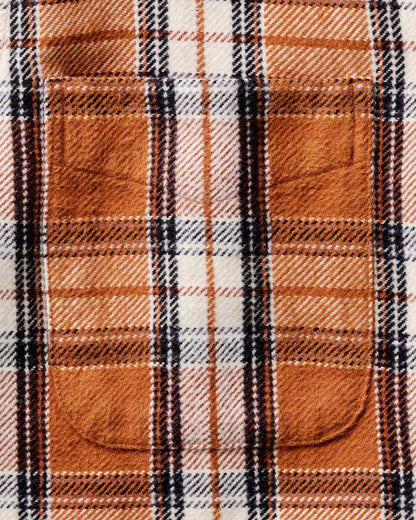 The Crater Shirt in Brick Plaid