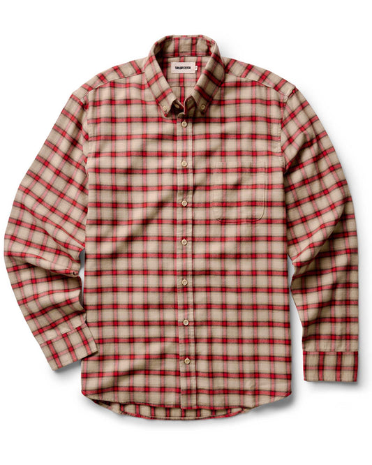 The Jack in Cardinal Plaid Flannel