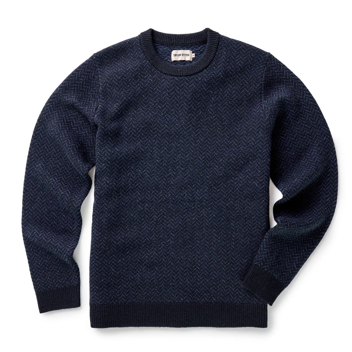 The Eddy Crew in Heather Marine Herringbone