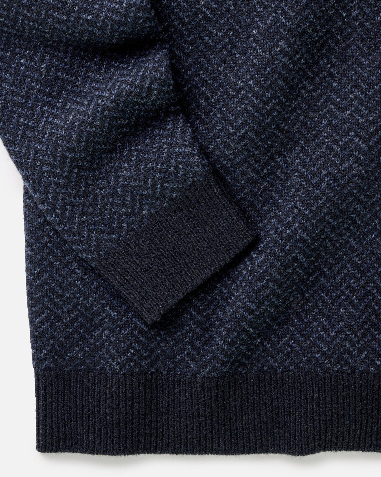 The Eddy Crew in Heather Marine Herringbone