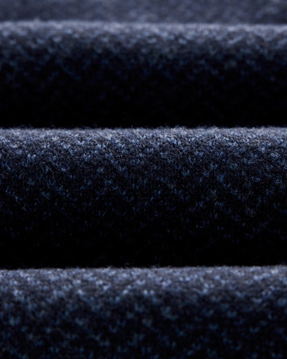 The Eddy Crew in Heather Marine Herringbone