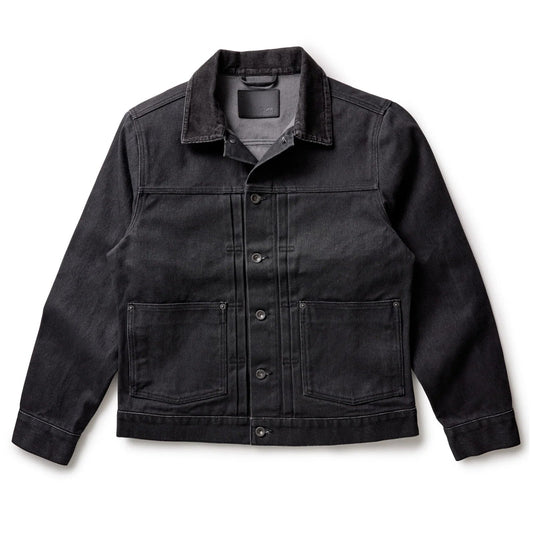 The Ryder Jacket in Coal Chipped Canvas
