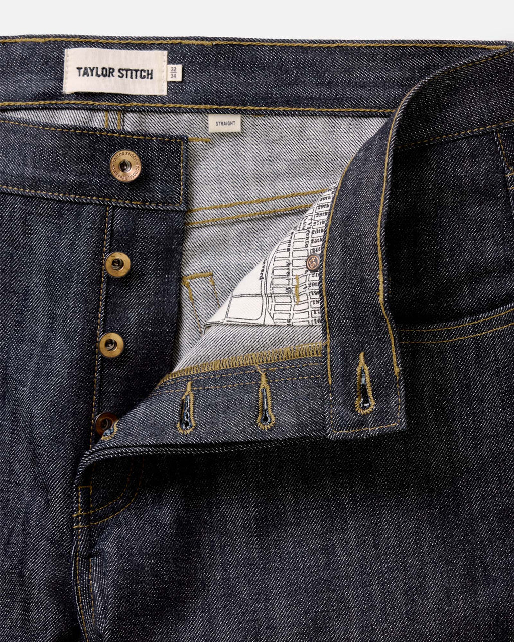 #PH-P3135936 Taylor Stitch Straight Jean in Rigid Organic Selvedge
