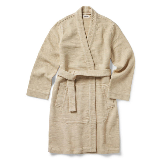 The Apres Robe in Natural Sashiko