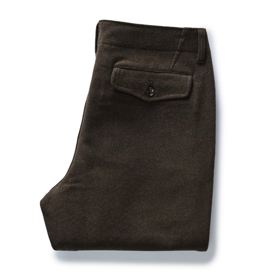 The Carnegie Pant in Army Herringbone