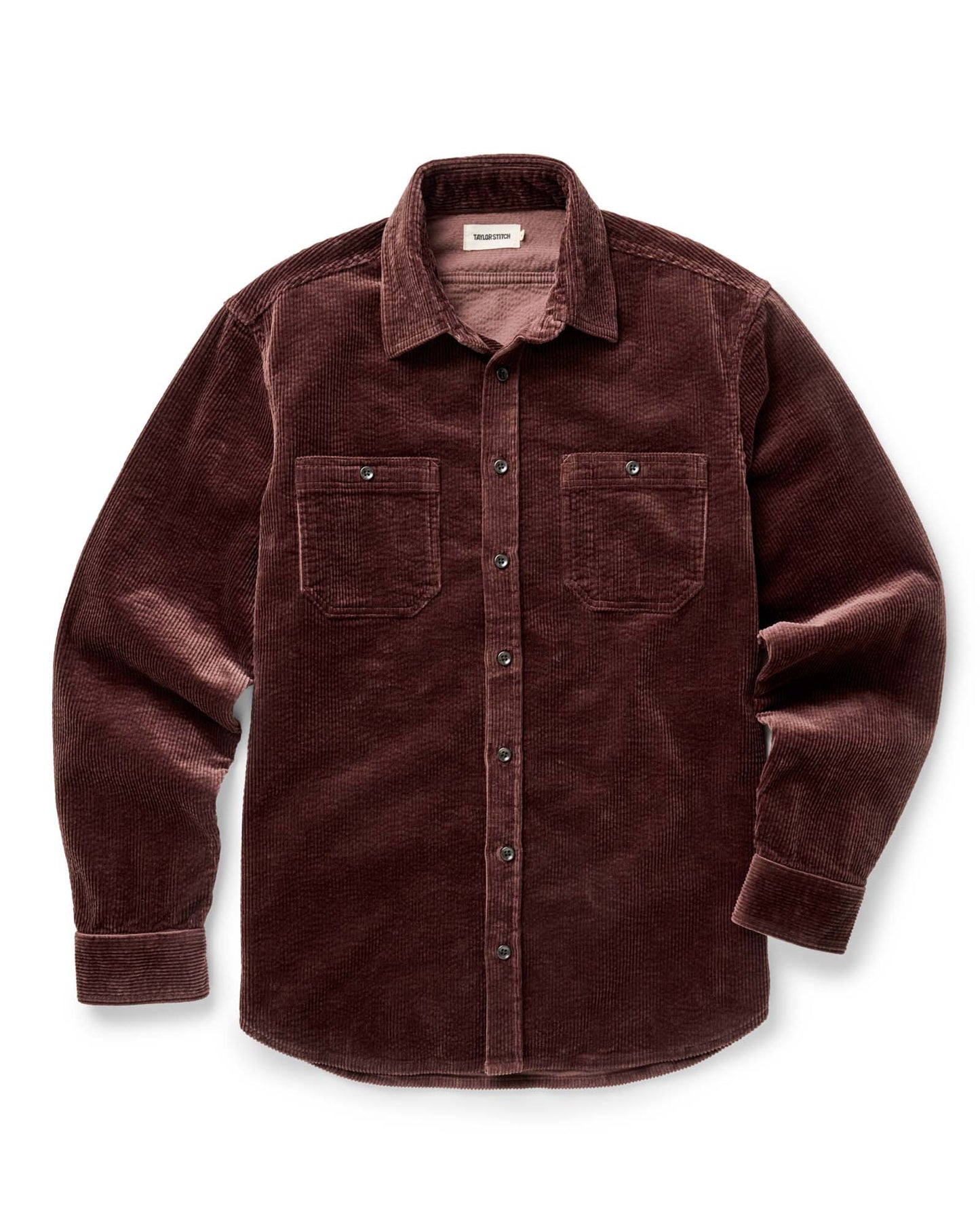 The Utility Shirt in Burgundy Corduroy