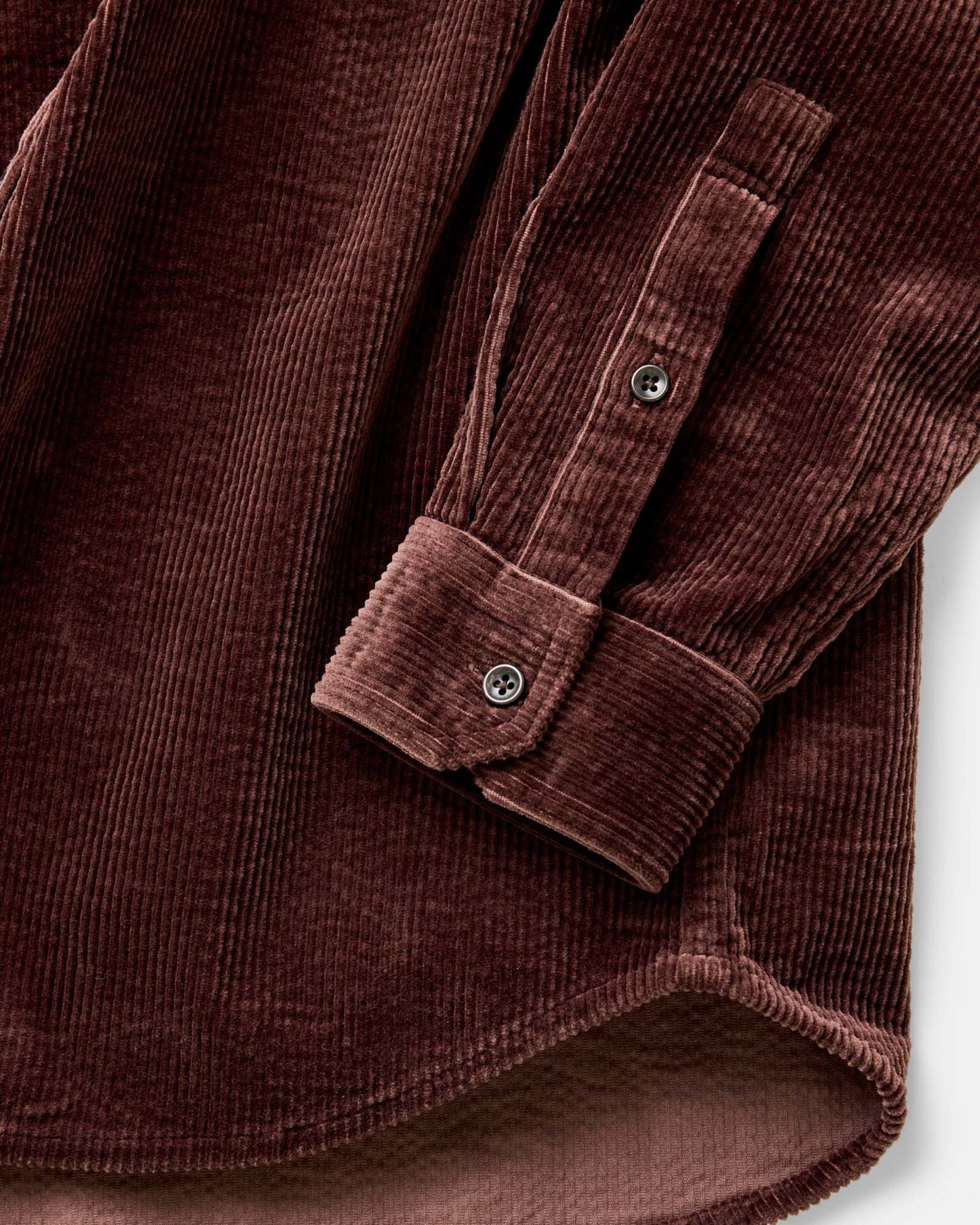 The Utility Shirt in Burgundy Corduroy